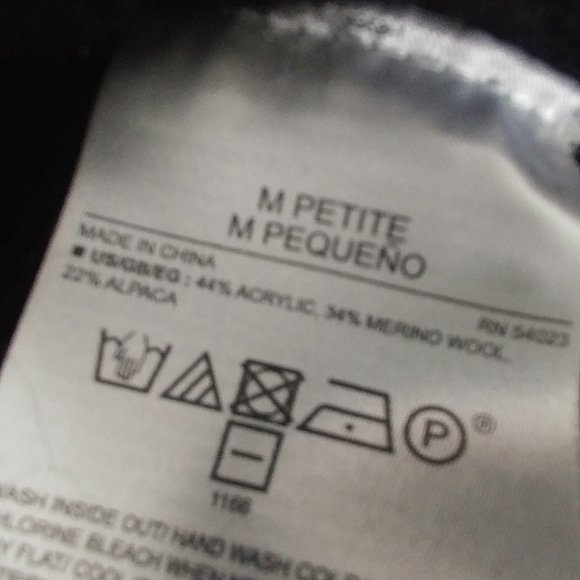 Banana Republic Women's Merino Wool Faire Isle Sweater Nordic Pattern Alpaca MED - Picture 6 of 6